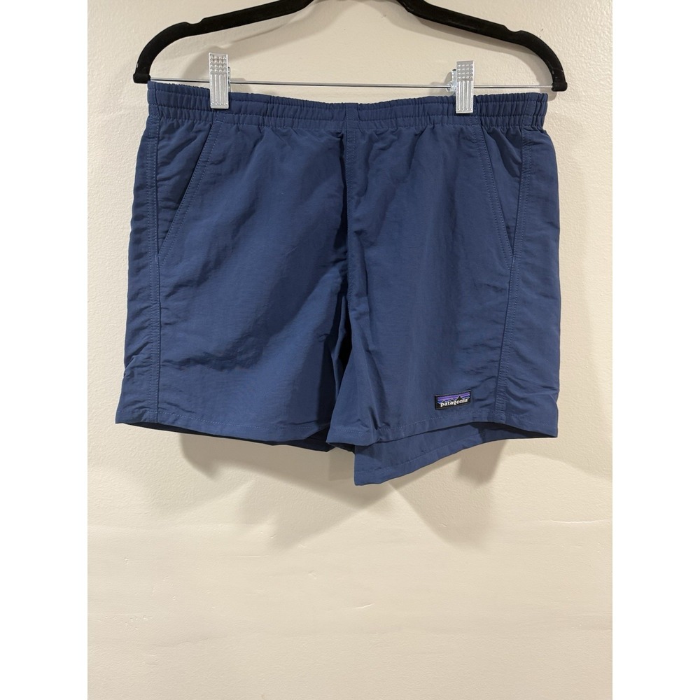 Men's Patagonia Baggies Short Medium With Liner Navy Blue Style